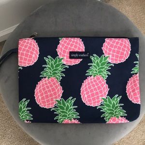 NWT Simply Southern pineapple clutch